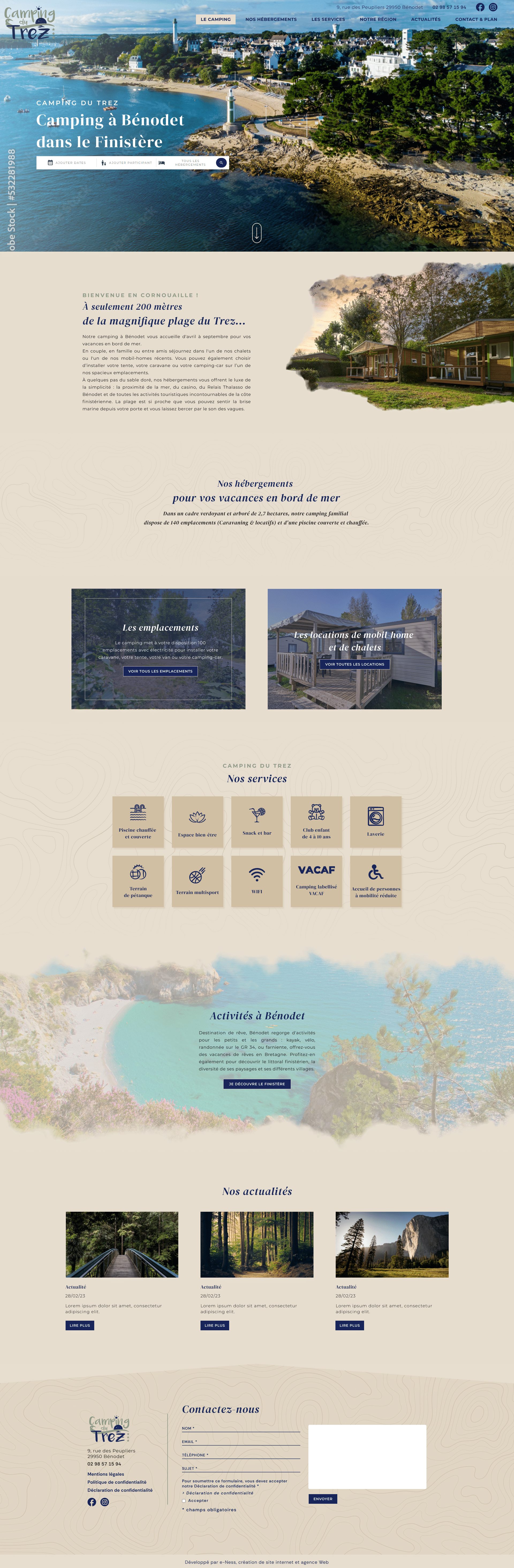 campingdutrez.com - Quimper Brest